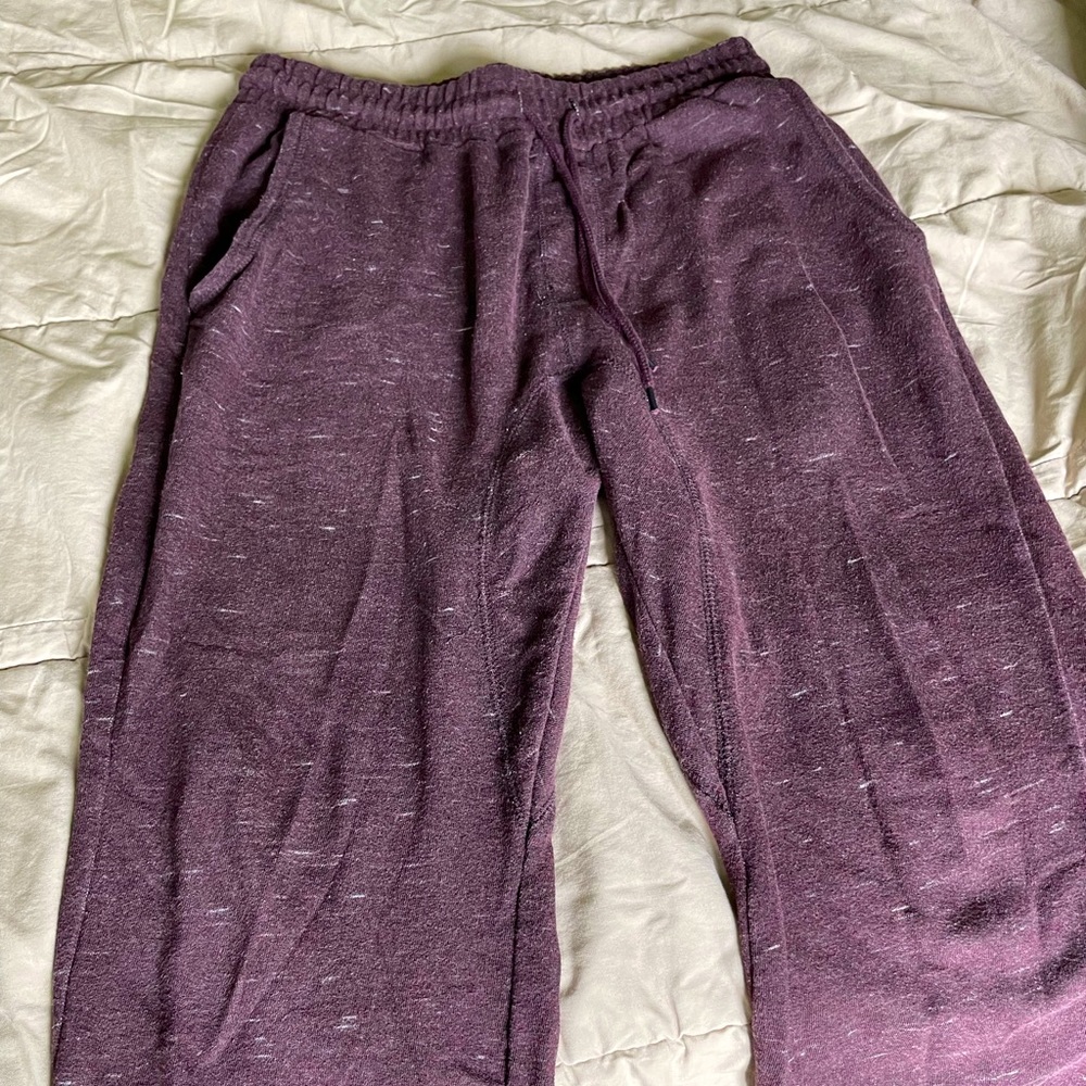 purple Amplify joggers, men
